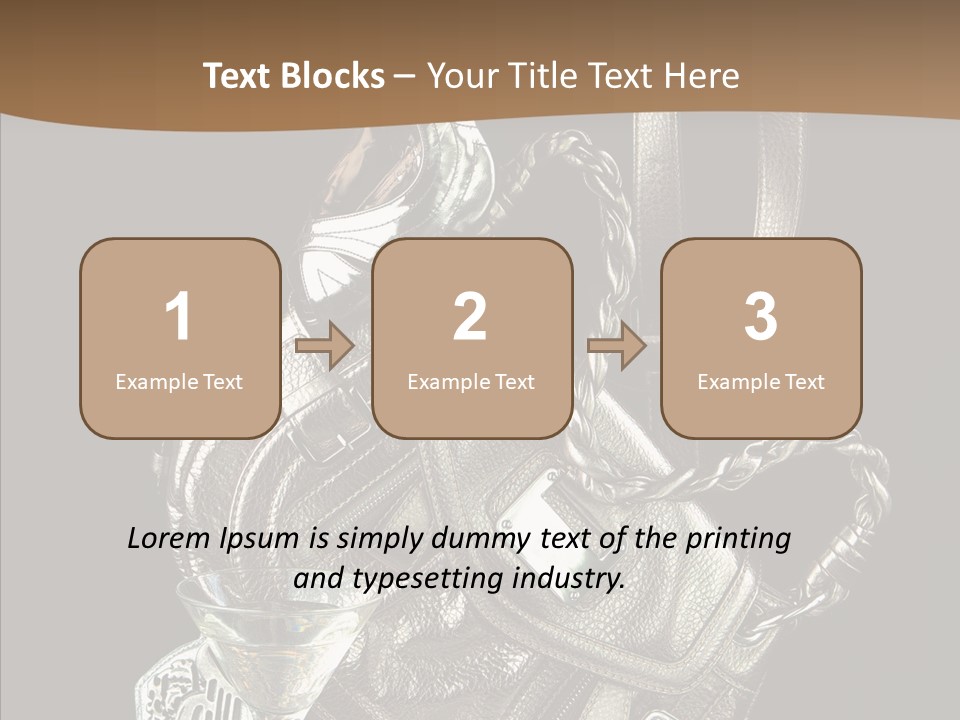 Jewelry Paper Metallic PowerPoint Template