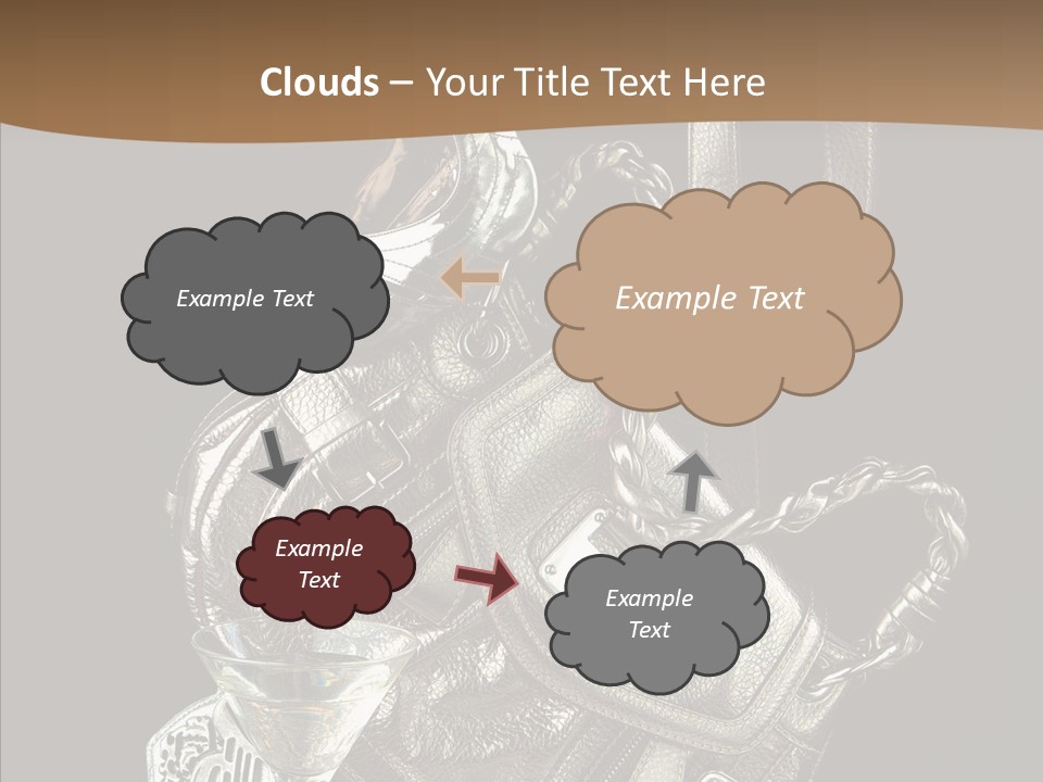 Jewelry Paper Metallic PowerPoint Template