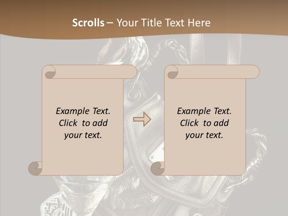 Jewelry Paper Metallic PowerPoint Template
