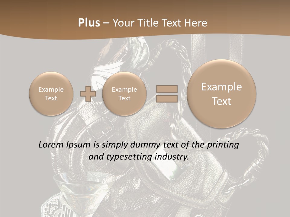 Jewelry Paper Metallic PowerPoint Template