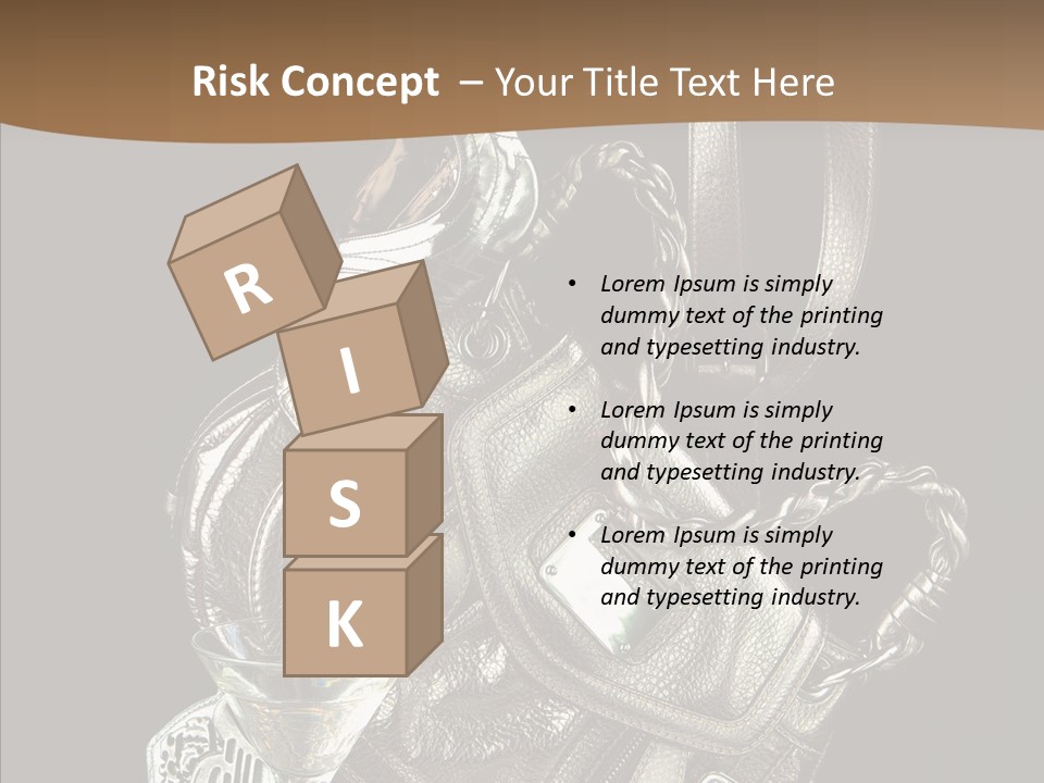 Jewelry Paper Metallic PowerPoint Template