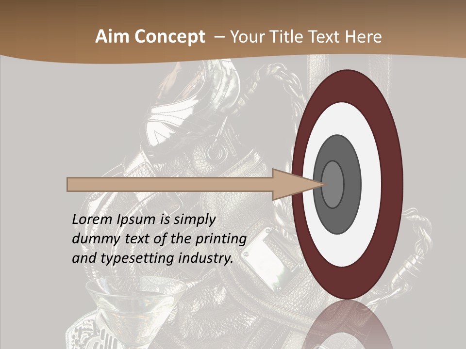 Jewelry Paper Metallic PowerPoint Template