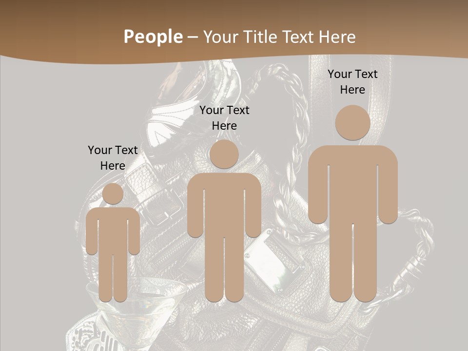 Jewelry Paper Metallic PowerPoint Template