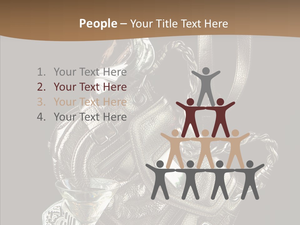 Jewelry Paper Metallic PowerPoint Template