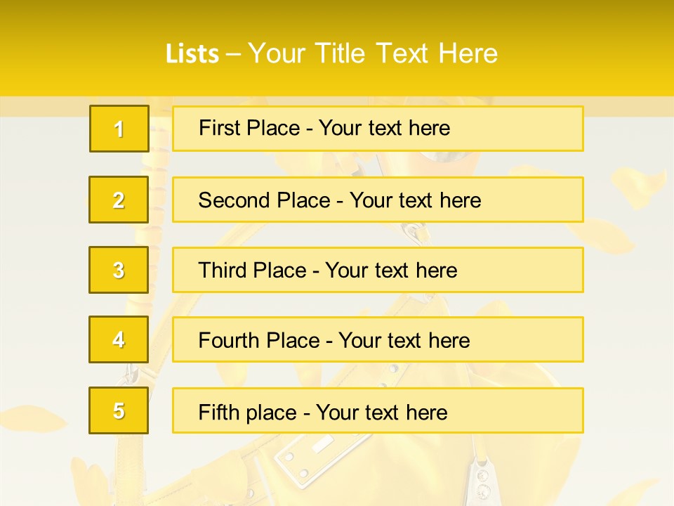 Elegance Retail Handbag PowerPoint Template
