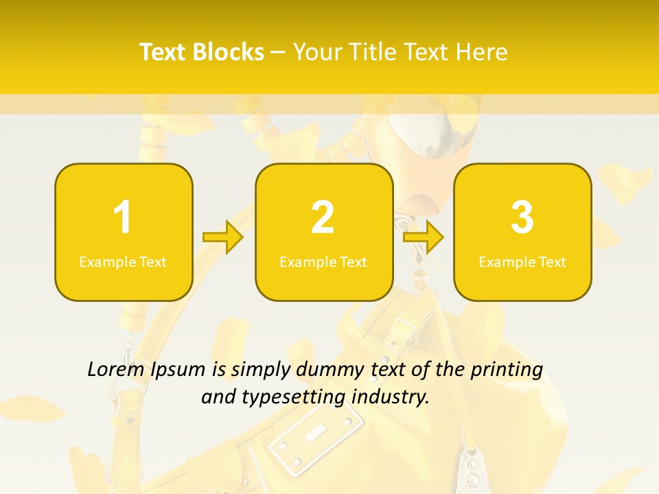 Elegance Retail Handbag PowerPoint Template