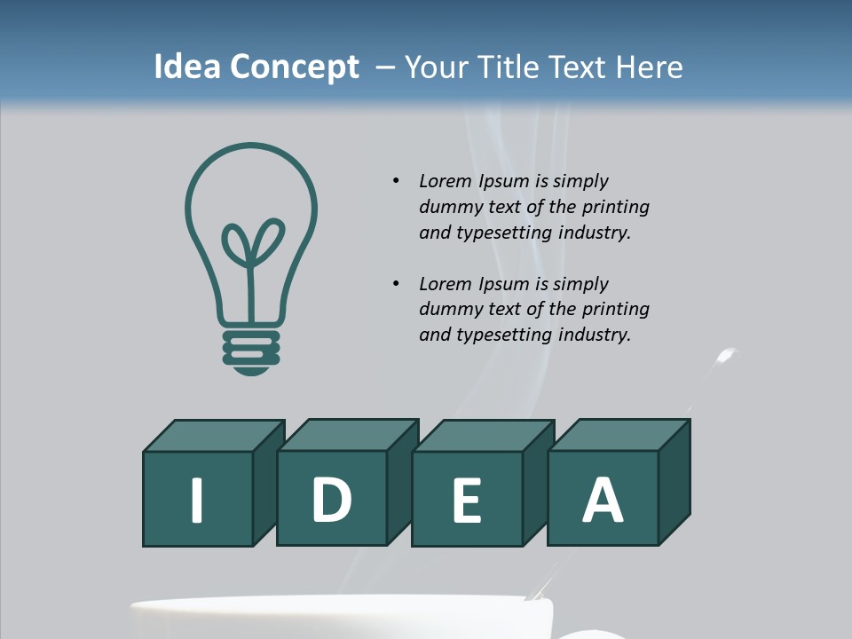 Morning Breakfast Brown PowerPoint Template