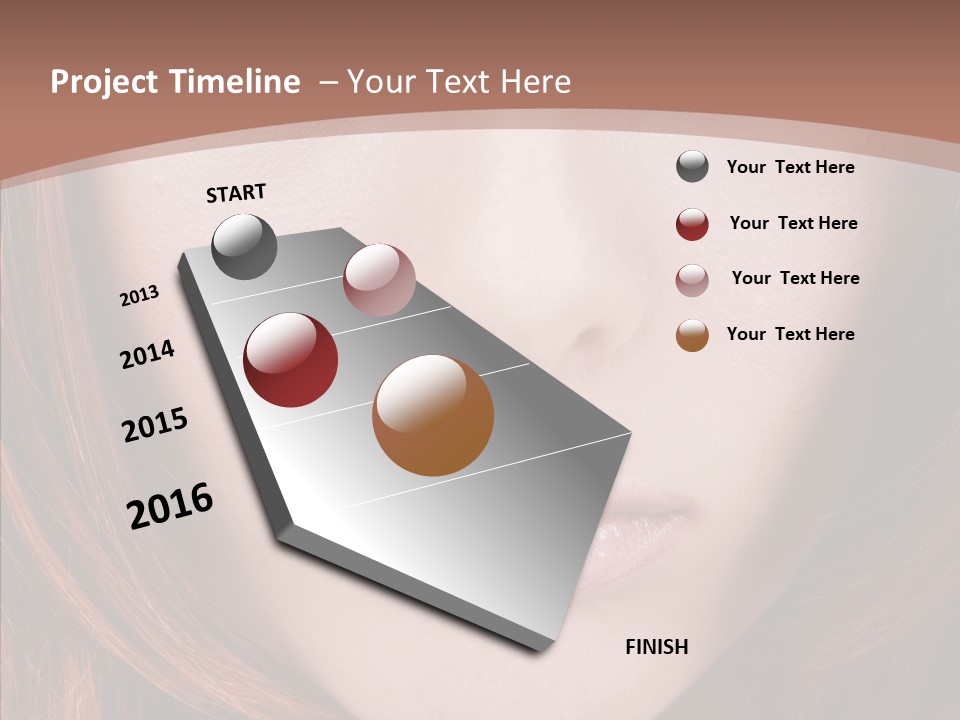 Glamourous Gloomy Sad PowerPoint Template
