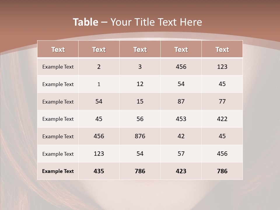 Glamourous Gloomy Sad PowerPoint Template