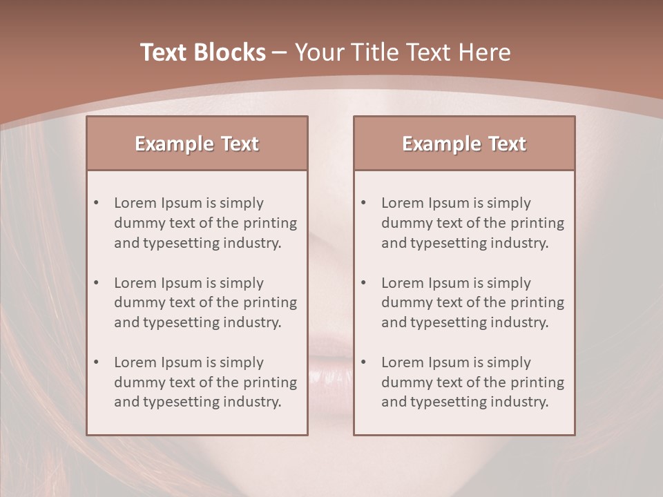 Glamourous Gloomy Sad PowerPoint Template