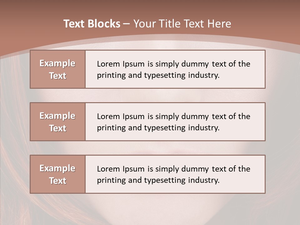 Glamourous Gloomy Sad PowerPoint Template