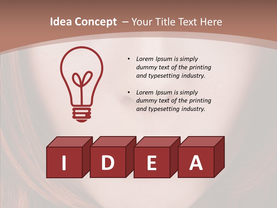 Glamourous Gloomy Sad PowerPoint Template