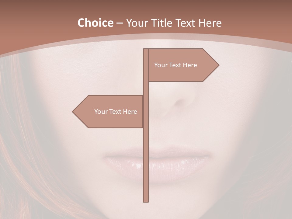 Glamourous Gloomy Sad PowerPoint Template