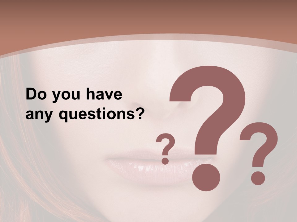 Glamourous Gloomy Sad PowerPoint Template