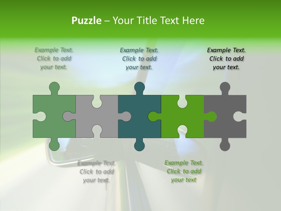 Automobile Outside Zoom PowerPoint Template