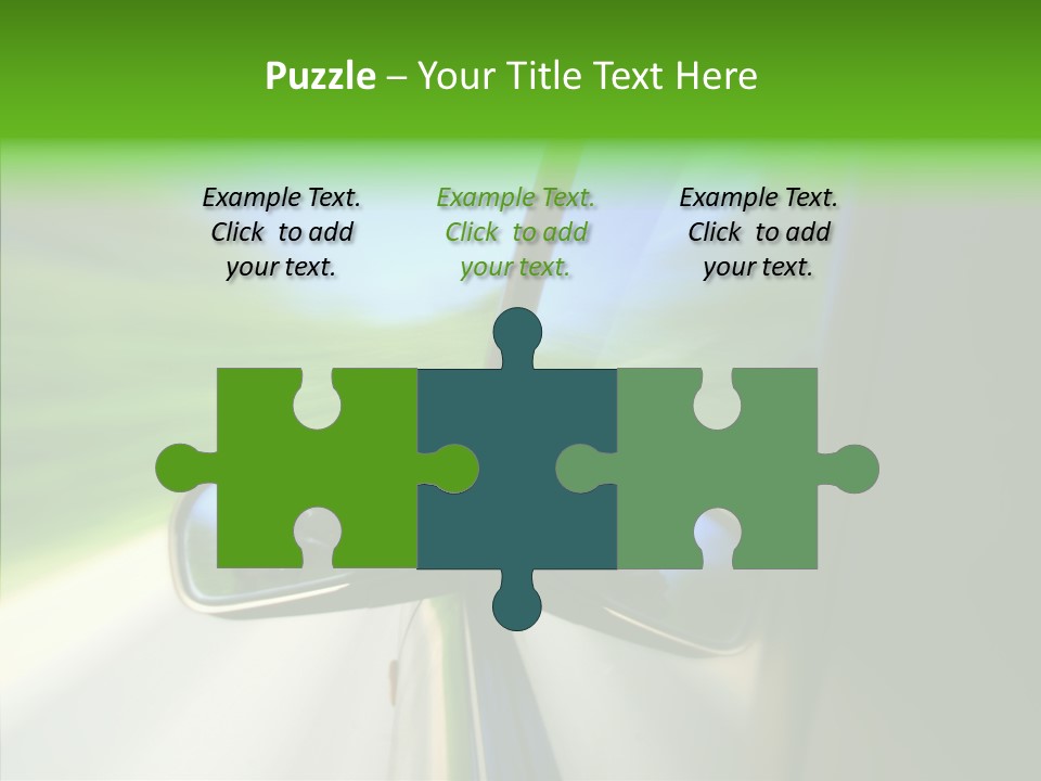 Automobile Outside Zoom PowerPoint Template