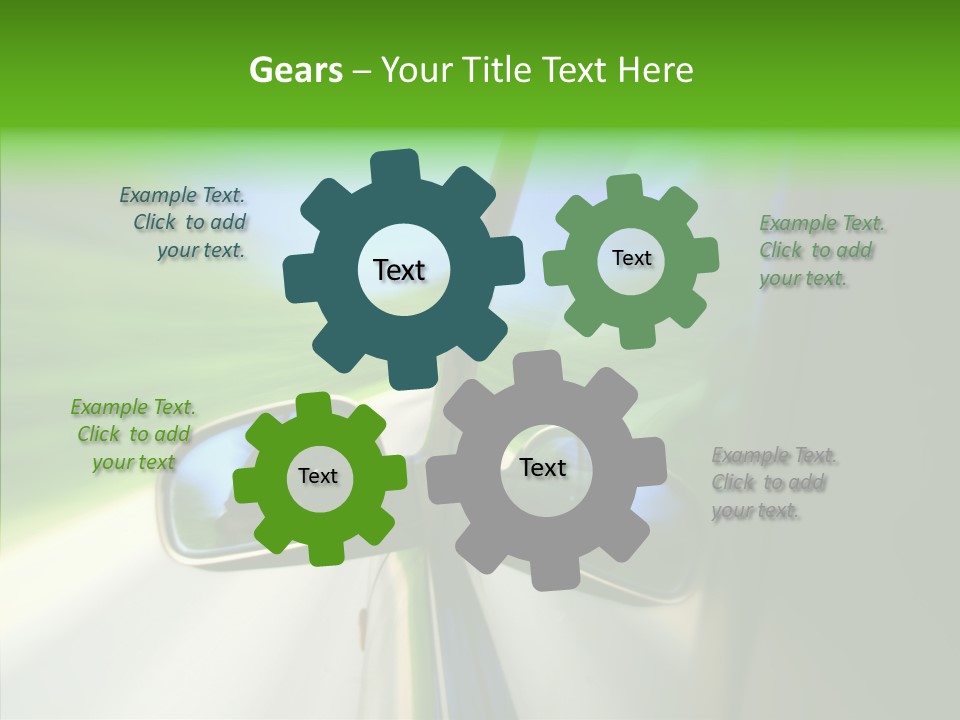 Automobile Outside Zoom PowerPoint Template