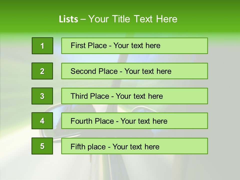 Automobile Outside Zoom PowerPoint Template