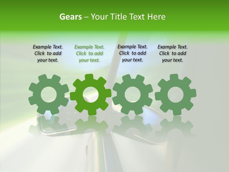 Automobile Outside Zoom PowerPoint Template