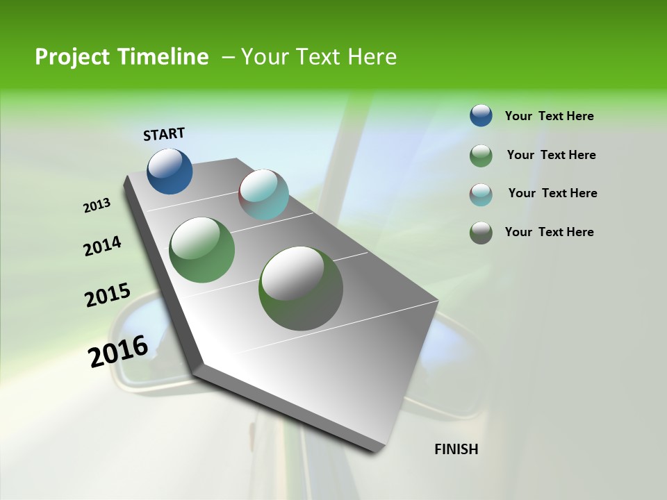 Automobile Outside Zoom PowerPoint Template