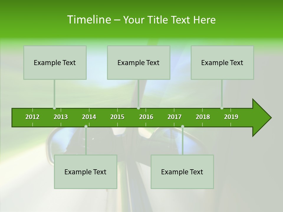 Automobile Outside Zoom PowerPoint Template