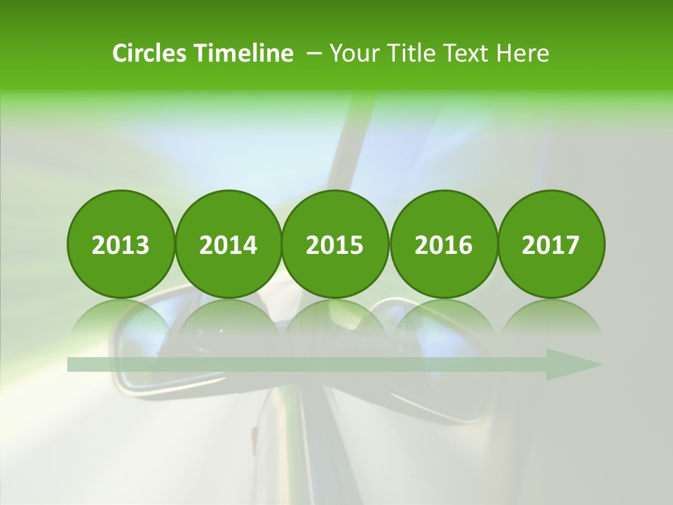 Automobile Outside Zoom PowerPoint Template