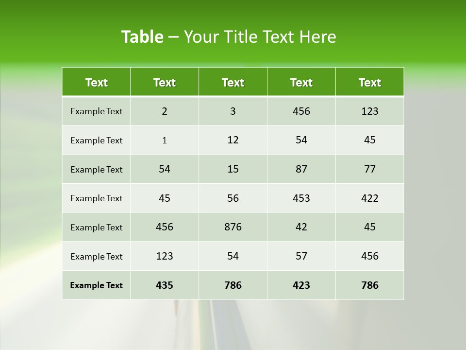 Automobile Outside Zoom PowerPoint Template
