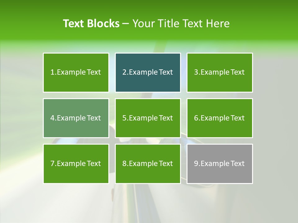Automobile Outside Zoom PowerPoint Template