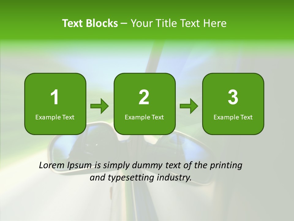 Automobile Outside Zoom PowerPoint Template