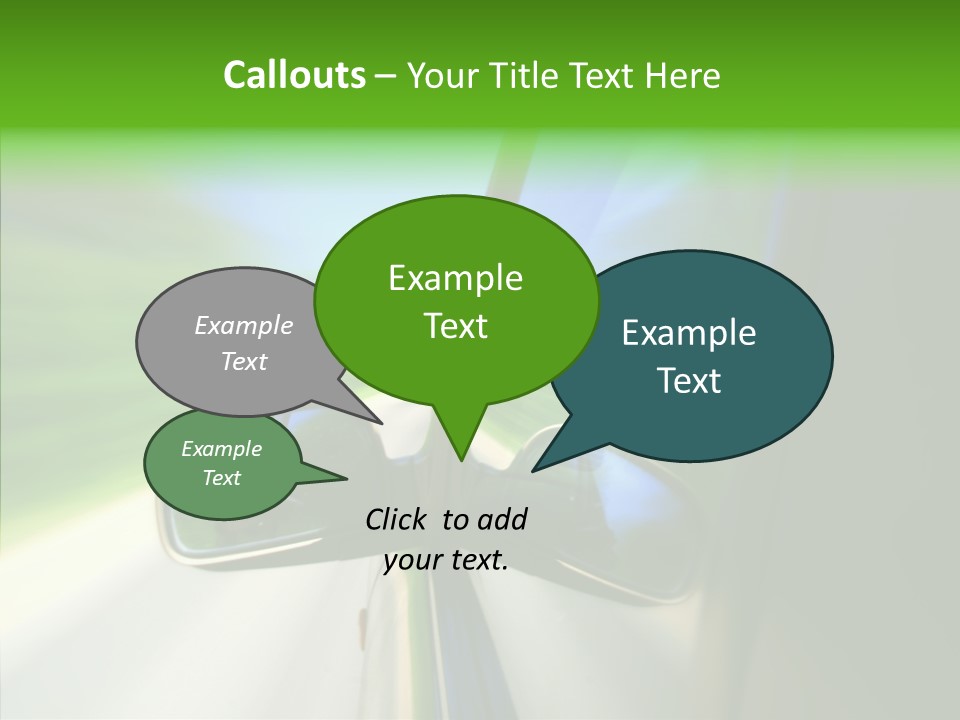 Automobile Outside Zoom PowerPoint Template