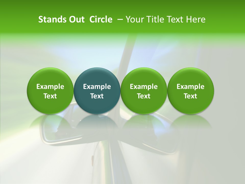 Automobile Outside Zoom PowerPoint Template