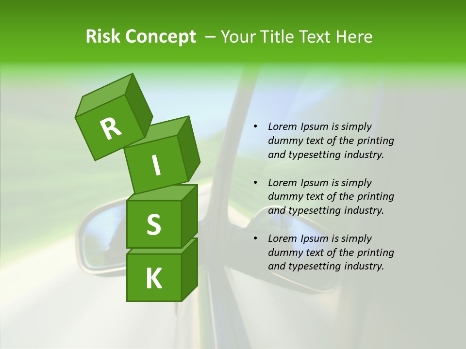 Automobile Outside Zoom PowerPoint Template