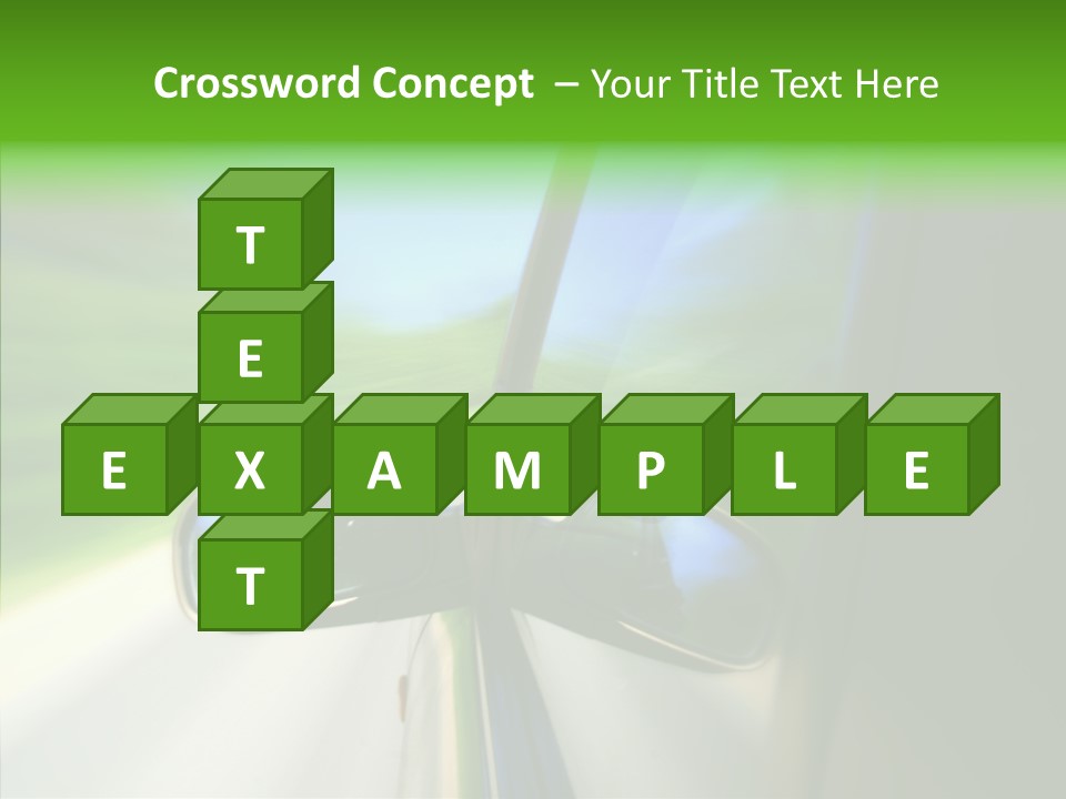 Automobile Outside Zoom PowerPoint Template