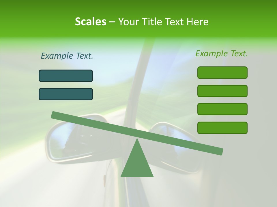 Automobile Outside Zoom PowerPoint Template