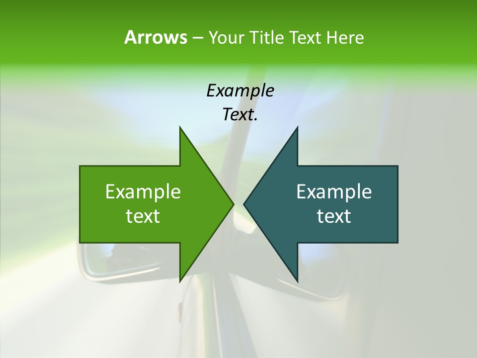Automobile Outside Zoom PowerPoint Template