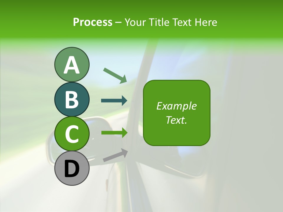 Automobile Outside Zoom PowerPoint Template