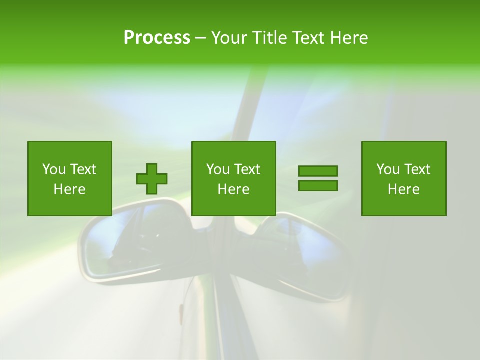 Automobile Outside Zoom PowerPoint Template