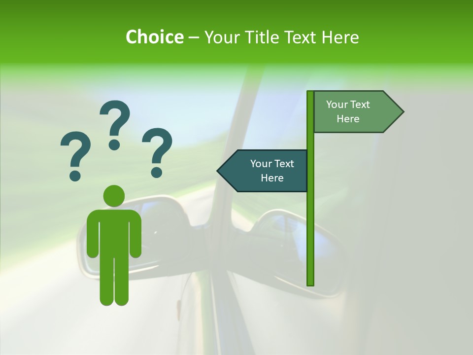 Automobile Outside Zoom PowerPoint Template