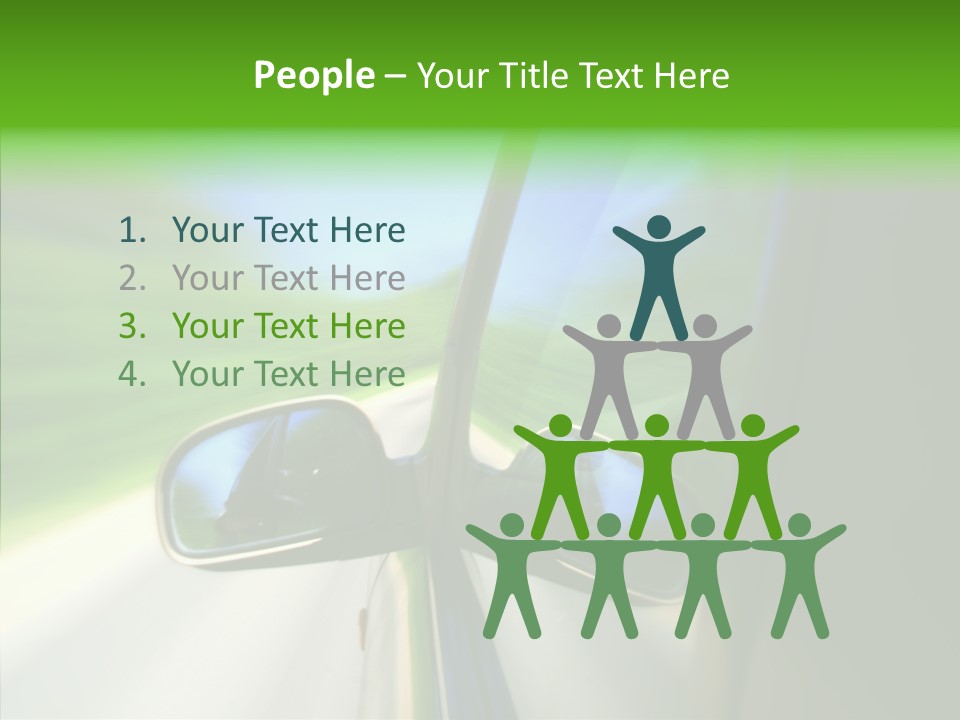 Automobile Outside Zoom PowerPoint Template