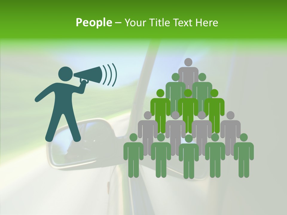 Automobile Outside Zoom PowerPoint Template