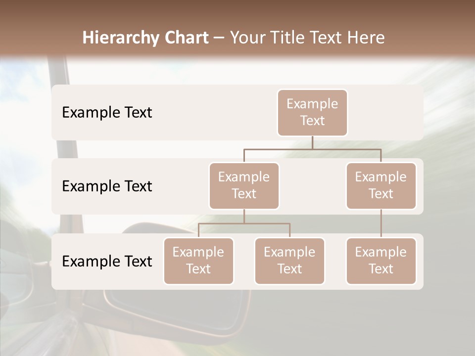Rear View Auto Accident PowerPoint Template