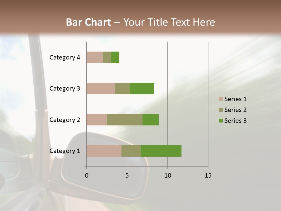 Rear View Auto Accident PowerPoint Template