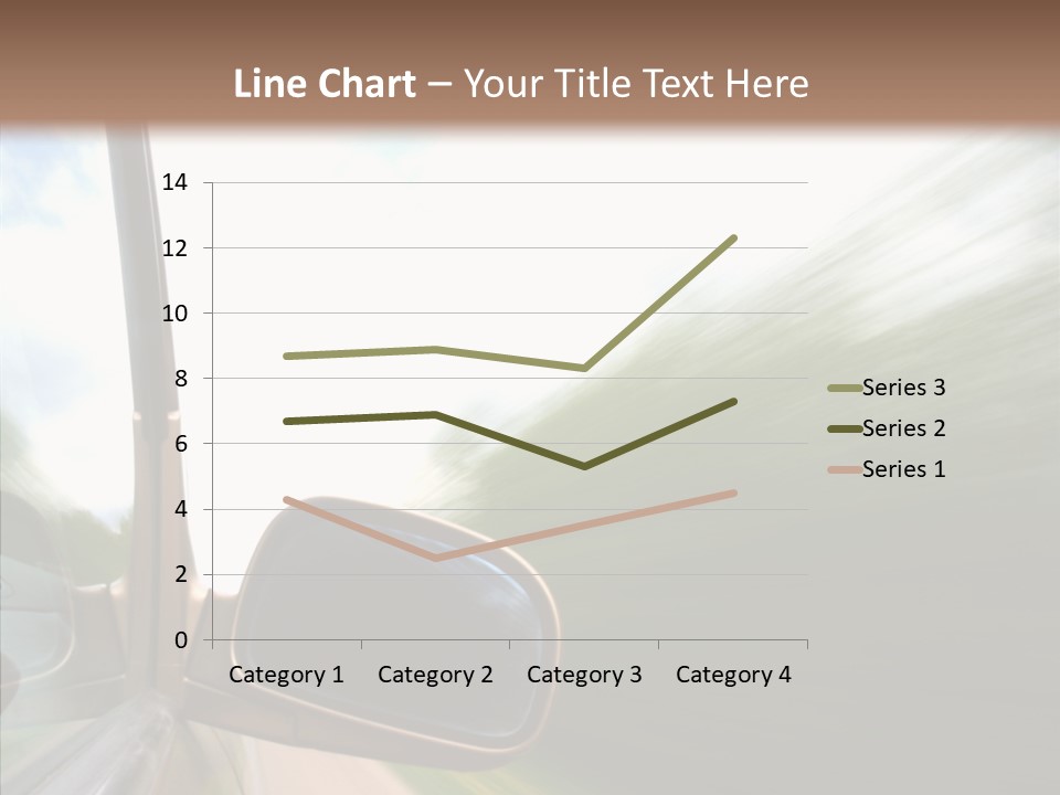 Rear View Auto Accident PowerPoint Template