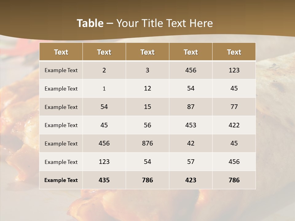 Nutrition Health Style PowerPoint Template
