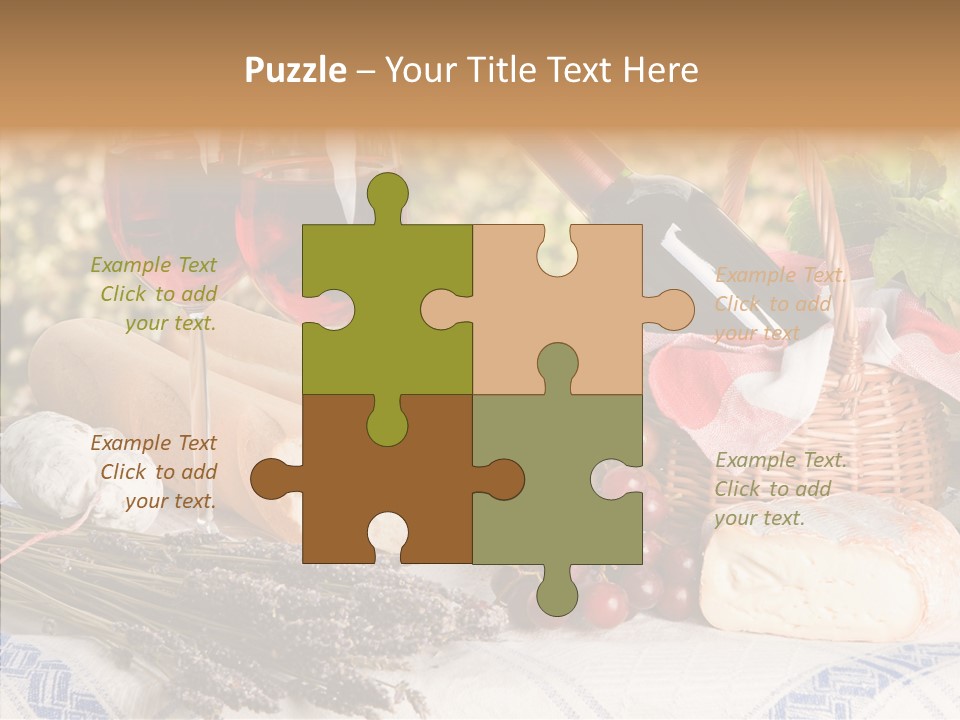 Wineglass Harvest Bottle PowerPoint Template