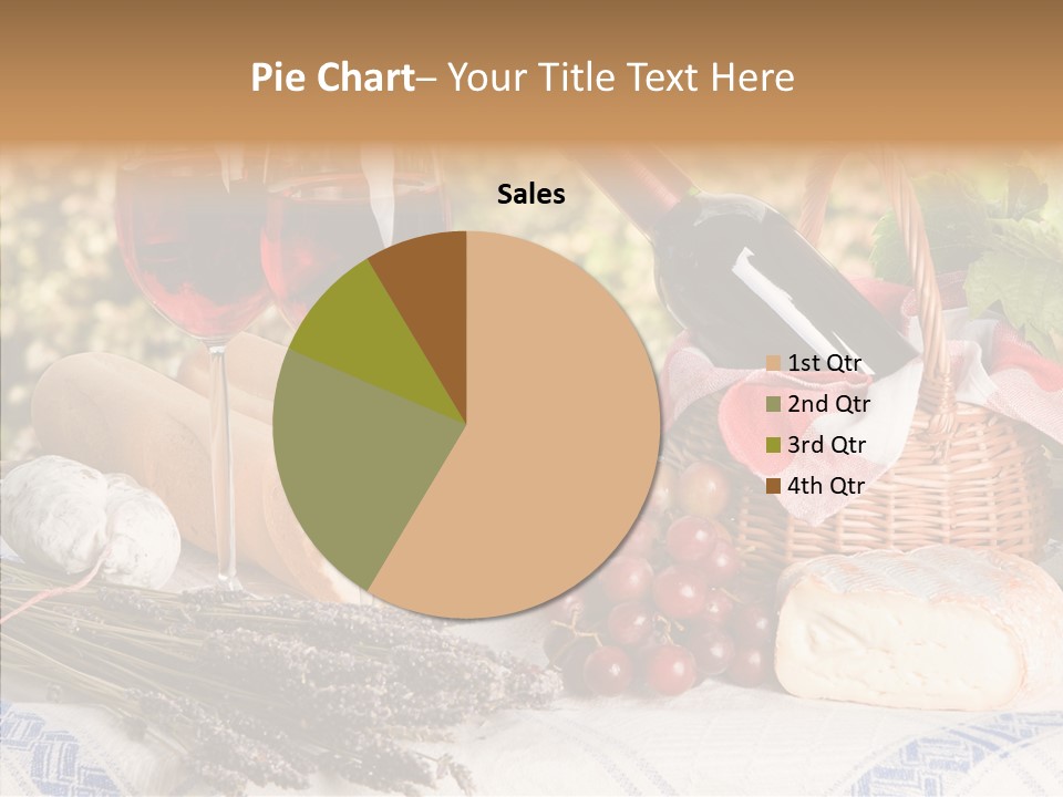 Wineglass Harvest Bottle PowerPoint Template