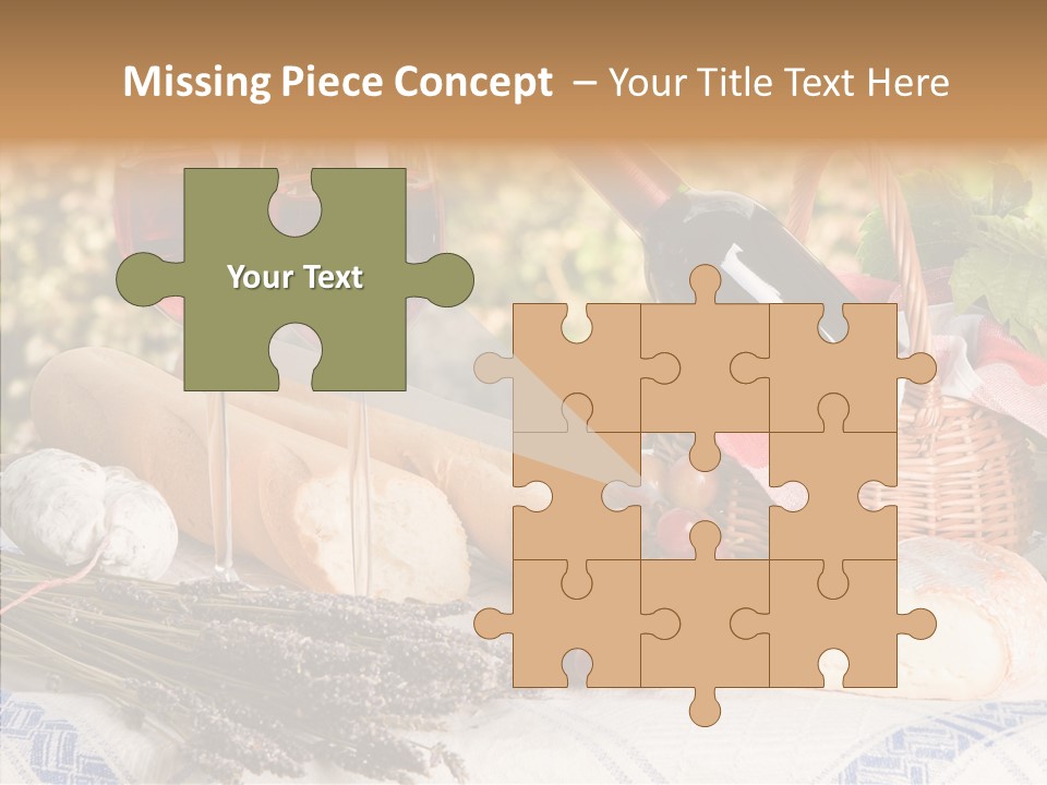 Wineglass Harvest Bottle PowerPoint Template