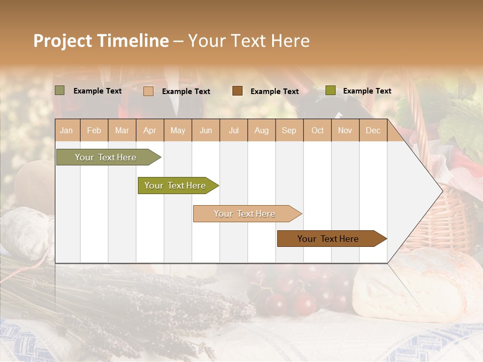 Wineglass Harvest Bottle PowerPoint Template