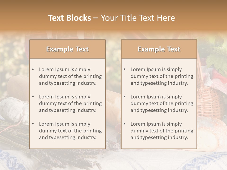 Wineglass Harvest Bottle PowerPoint Template