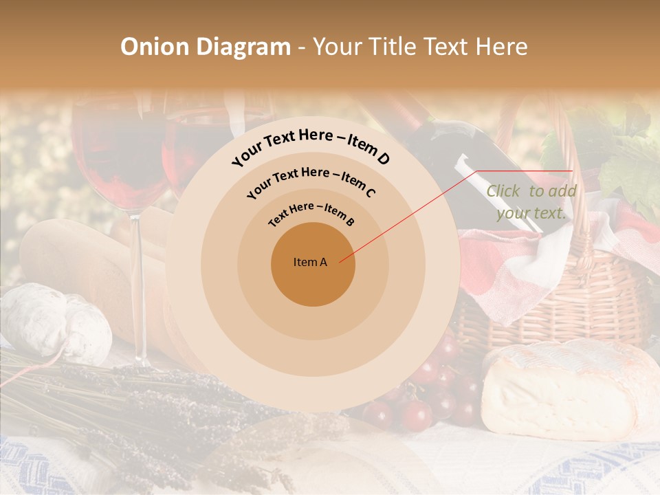 Wineglass Harvest Bottle PowerPoint Template